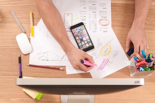 Ui/Ux design by a designer